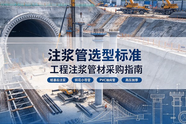 镇康注浆管选型标准