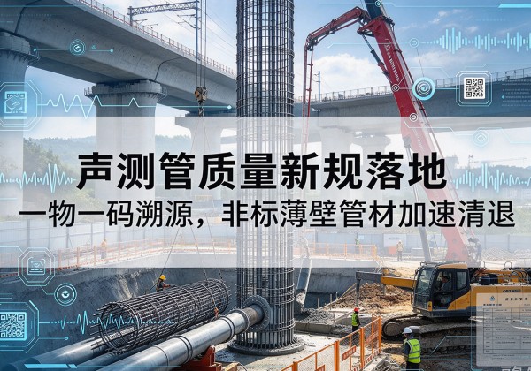 镇康声测管质量新规落地，一物一码溯源，非标薄壁管材加速清退
