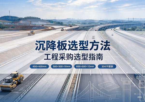 镇康沉降板选择方法